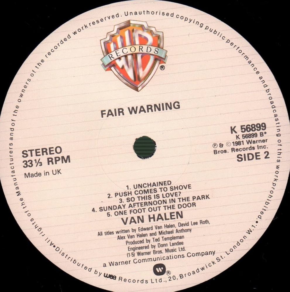 Van Halen - Fair Warning - Amazon.com Music